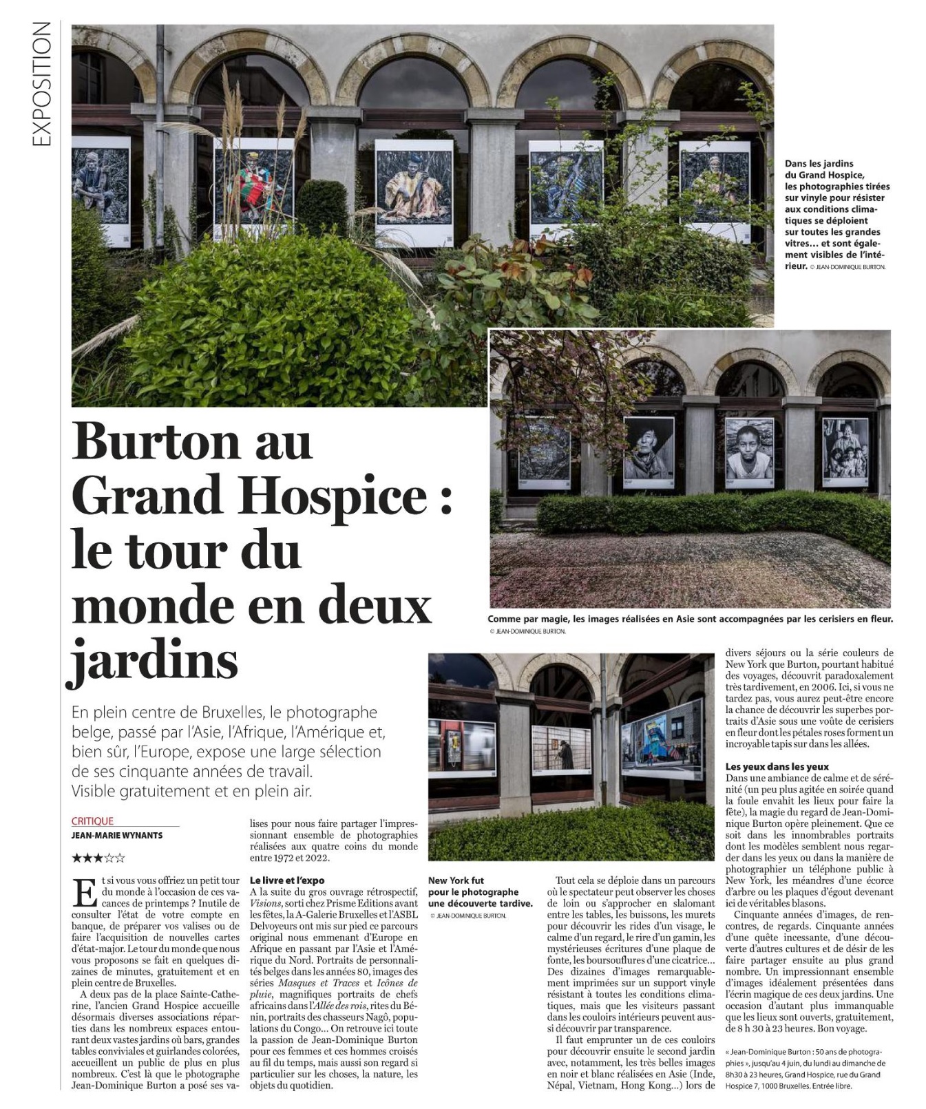 Actualit&eacute; Jean-Dominique Burton